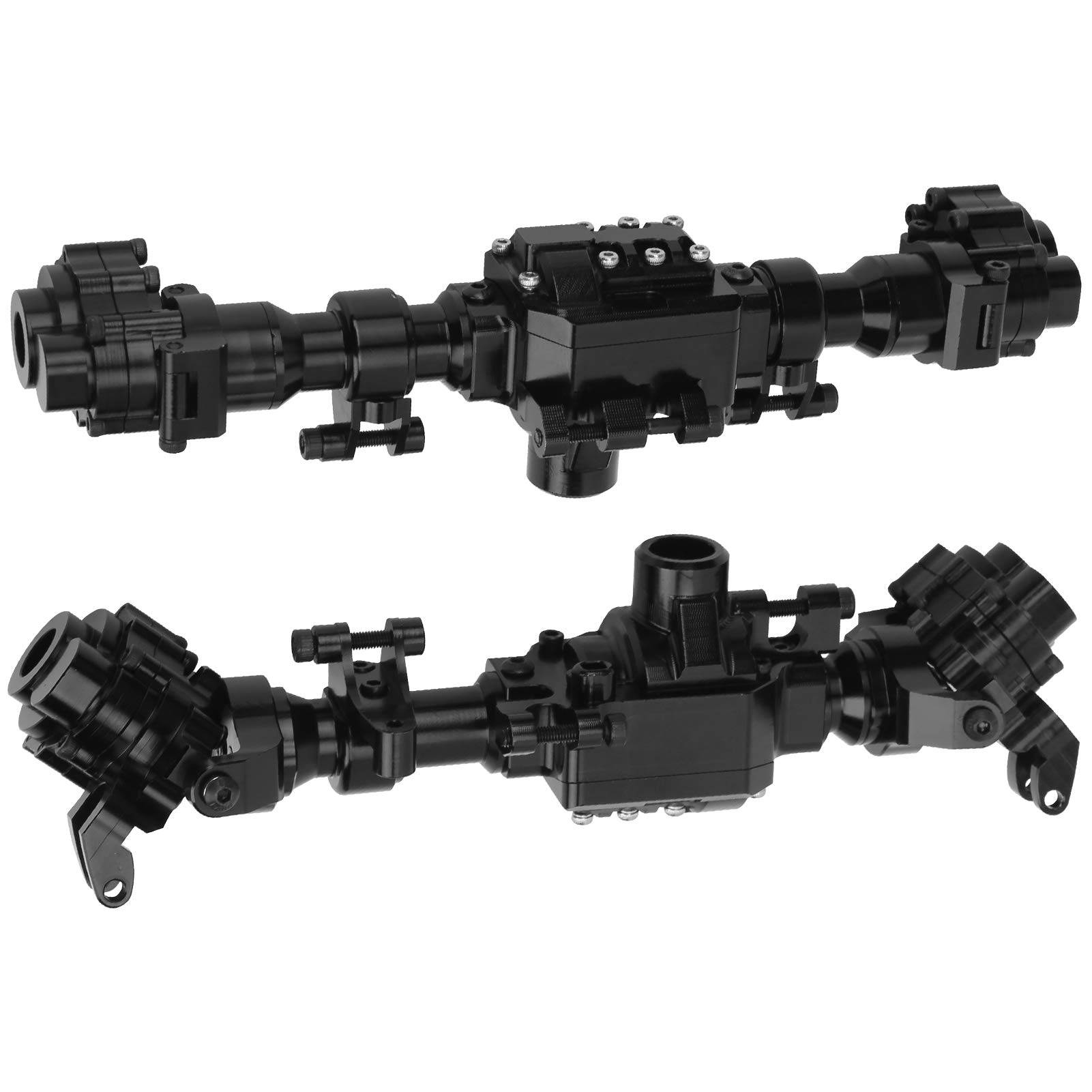 Upgraded Front & Rear Axle Housing for TRX4 1/10 RC Car - Durable Aluminum Alloy Replacement Parts for Enhanced Control & Off-Road Performance - Perfect for Crawling, Trail Riding & RC Car Upgrades