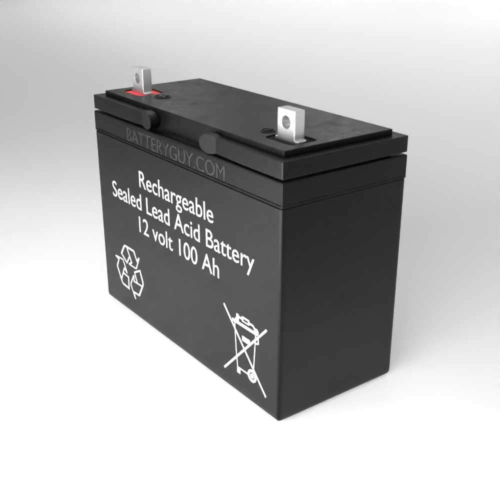 12V 100Ah SLA Replacement Battery (2-Pack) - Compatible with Brand X, Y, Z - Rechargeable Deep Cycle Battery for Solar Power, RV, Marine & Backup Power Systems