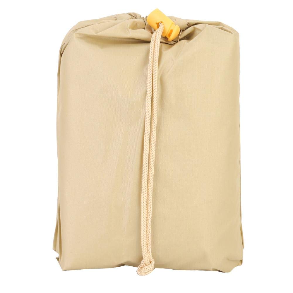Qinlorgo Waterproof Dust-Proof Outdoor Generator Cover - Heavy Duty Wind & Rain Resistant Protection for Home, Patio, RV & Camping - Beige (Perfect for Emergency Power Backup & Outdoor Activities)