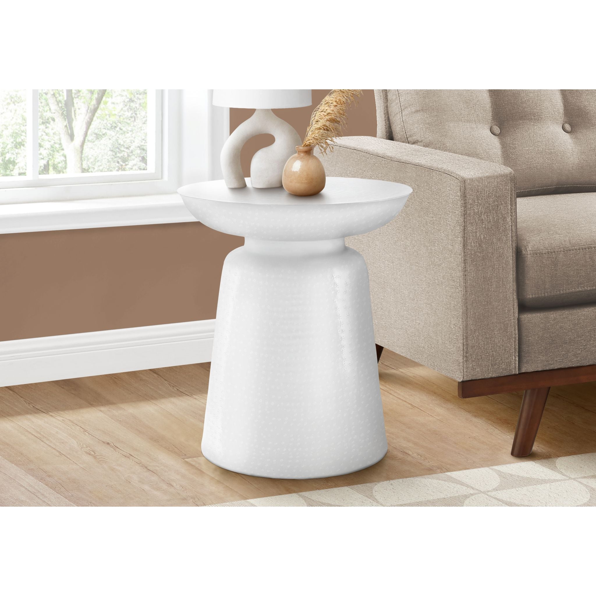 Ariana Accent Table - Stylish Side Table for Living Room, Bedroom & Office - Perfect for Decor, Storage & Display - Modern End Table with Elegant Design