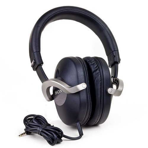 Sony DRZX701IP Professional Monitor Headphones for iPhone - Noise Isolating Studio Headphones with Mic, Black - Perfect for Music Production, Podcasting & Gaming