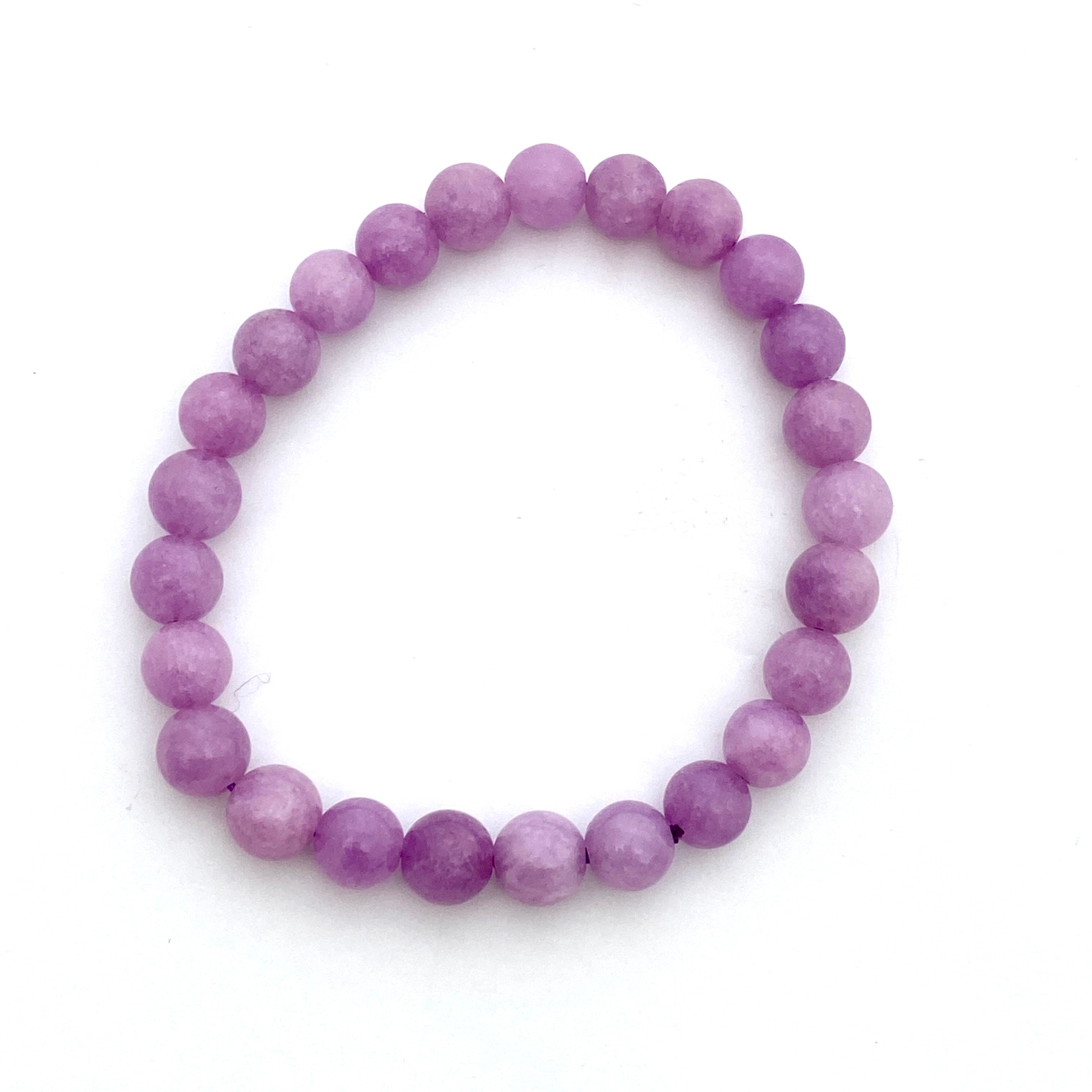 Natural Kunzite Gemstone Bracelet for Women - Healing Crystal Jewelry for Love & Emotional Balance | Perfect for Meditation, Yoga & Spiritual Gifts