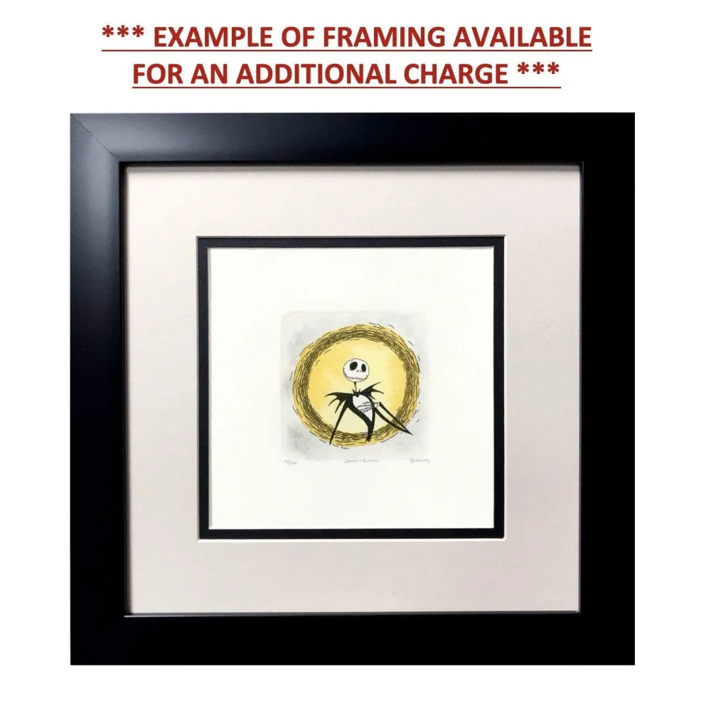 Hand Painted Mickey Mouse Cartoon Etching Art - Limited Edition D/500 by Sowa & Reiser - Perfect for Disney Collectors & Home Decor