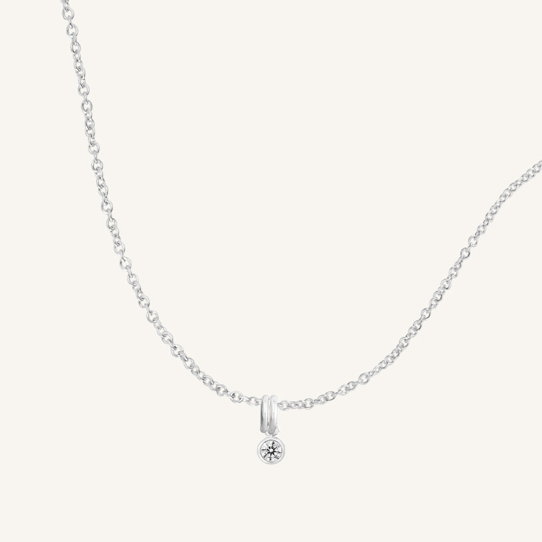 Birthstone Charm Necklace - Personalized Aura Jewelry for Women - Perfect Gift for Birthday, Anniversary & Mother's Day - Elegant Everyday Wear & Special Occasions