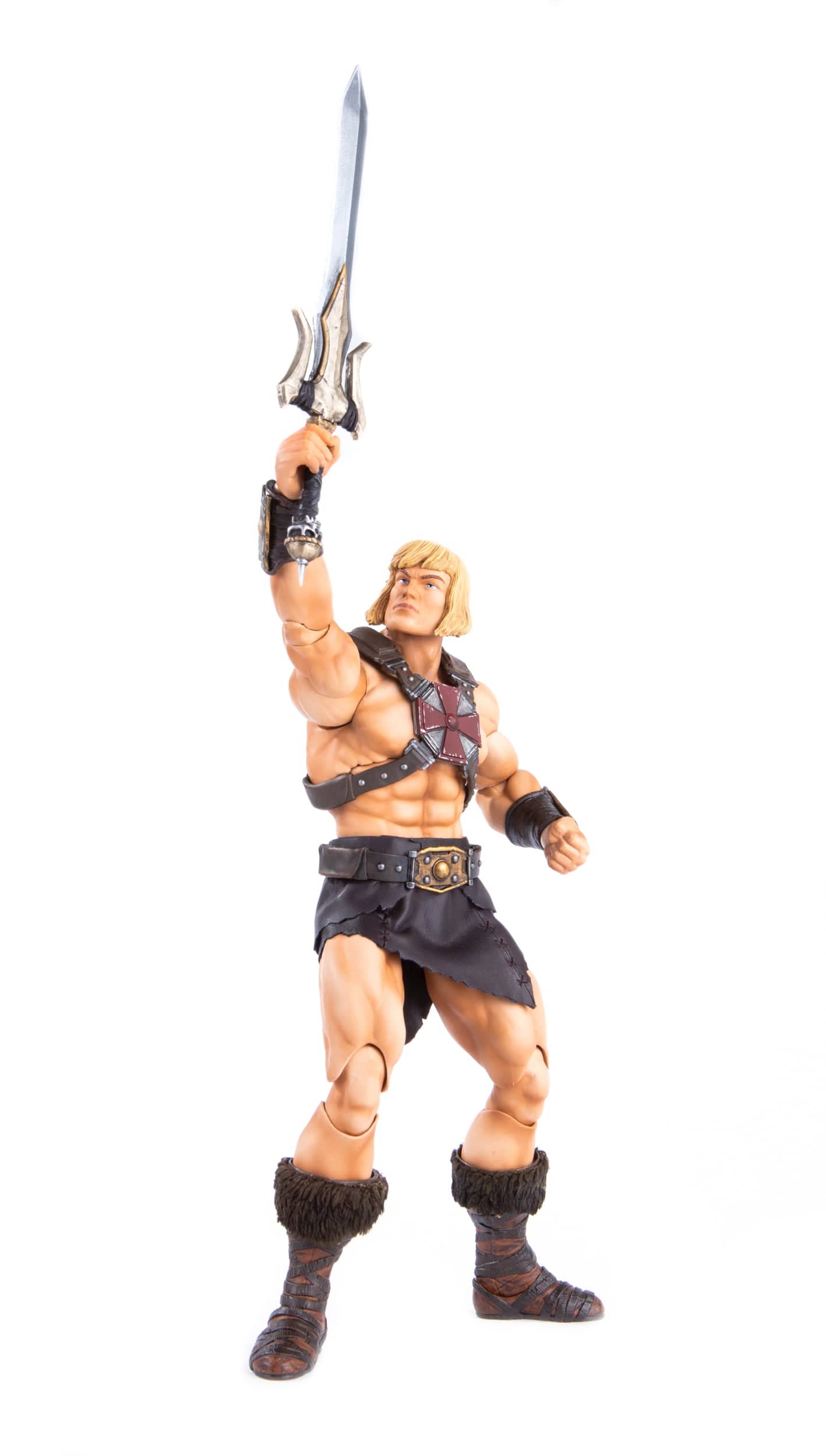 Masters of the Universe He-Man 1/6 Scale Action Figure Collectible - Battle-Ready Display for Fans & Collectors | Perfect for Shelf Displays, Gaming Setups & Nostalgic Decor