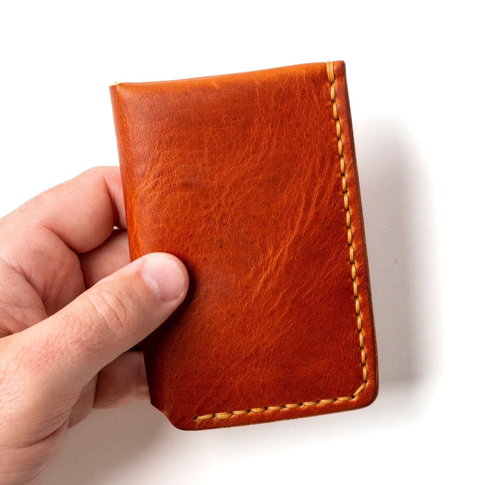 Premium Genuine Leather Vertical Wallet for Men - Slim RFID Blocking Bifold Credit Card Holder - Perfect for Business, Travel & Everyday Use