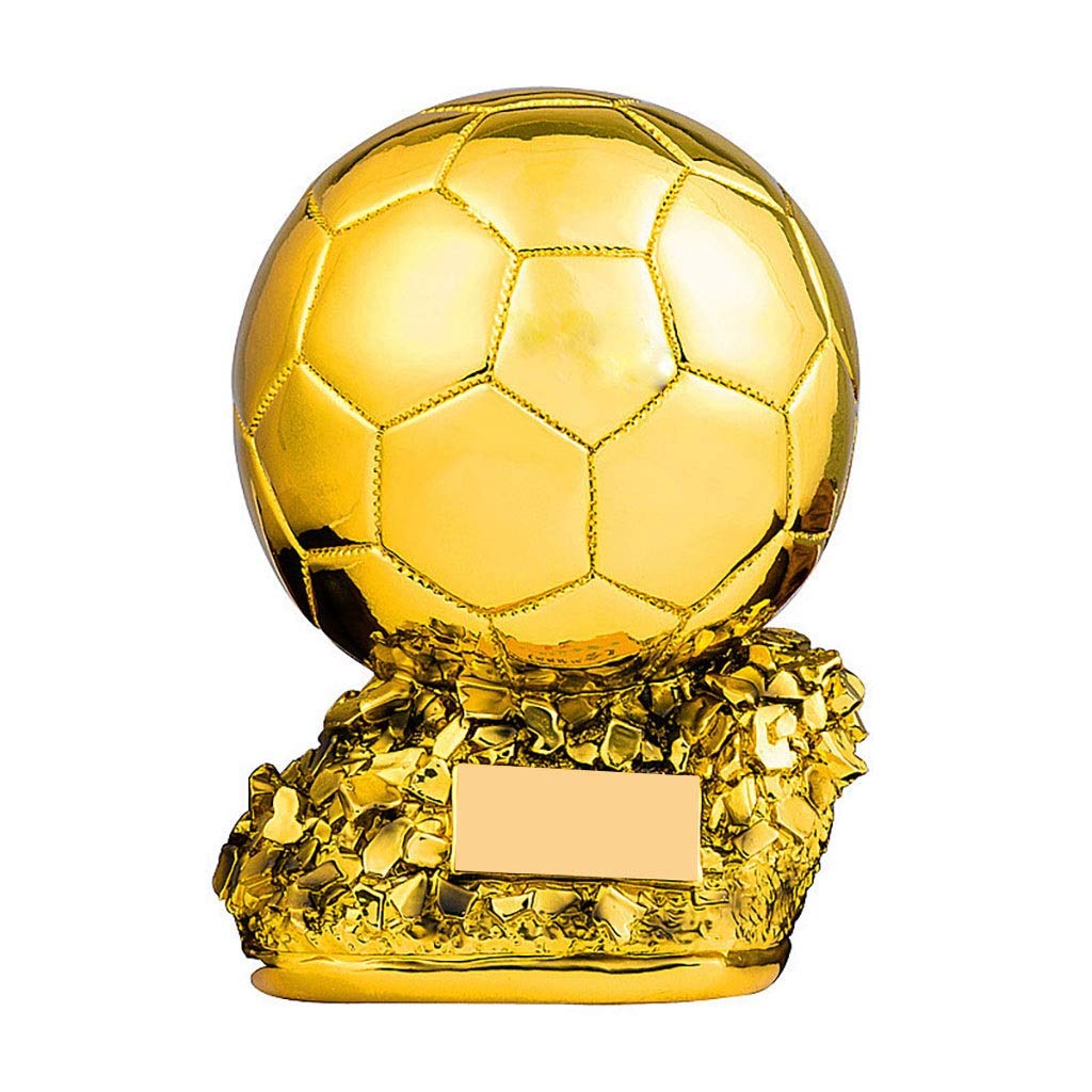Golden Resin Football Trophy - 7.89