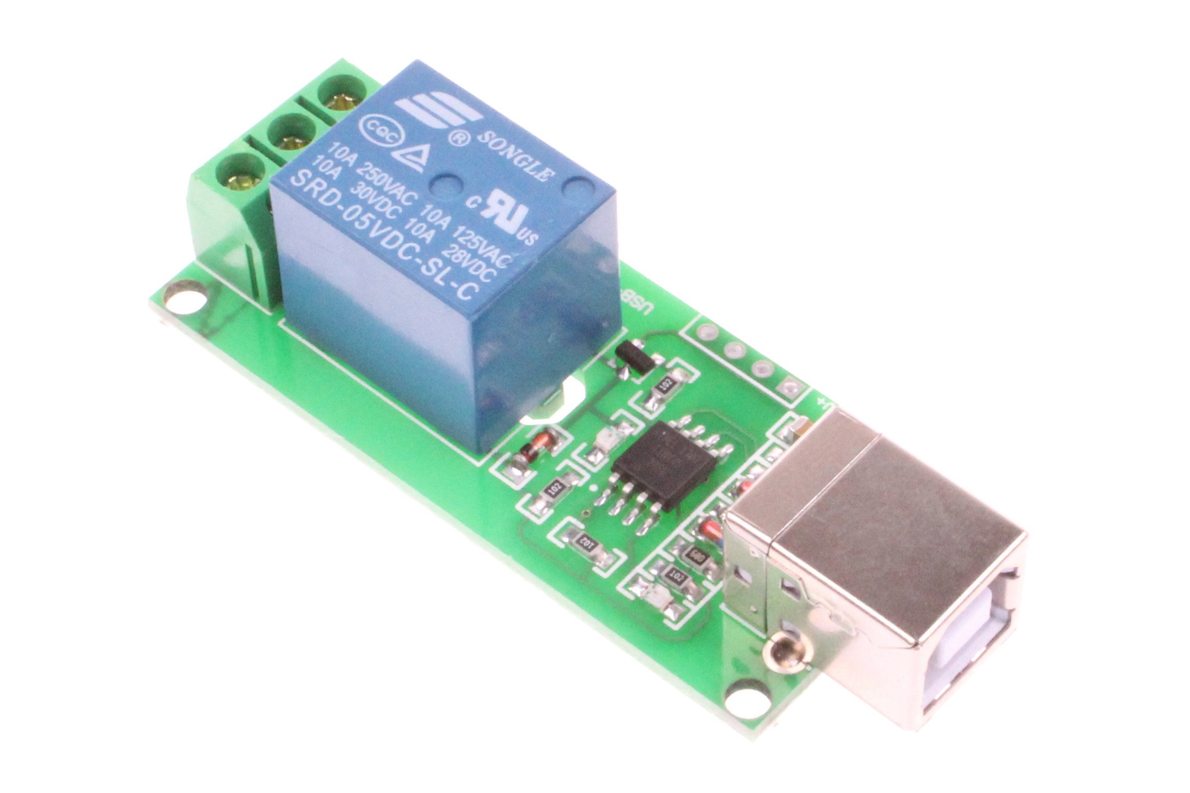 NOYITO 5V USB Relay Module - 1-Channel PC Control Switch for Smart Home Automation