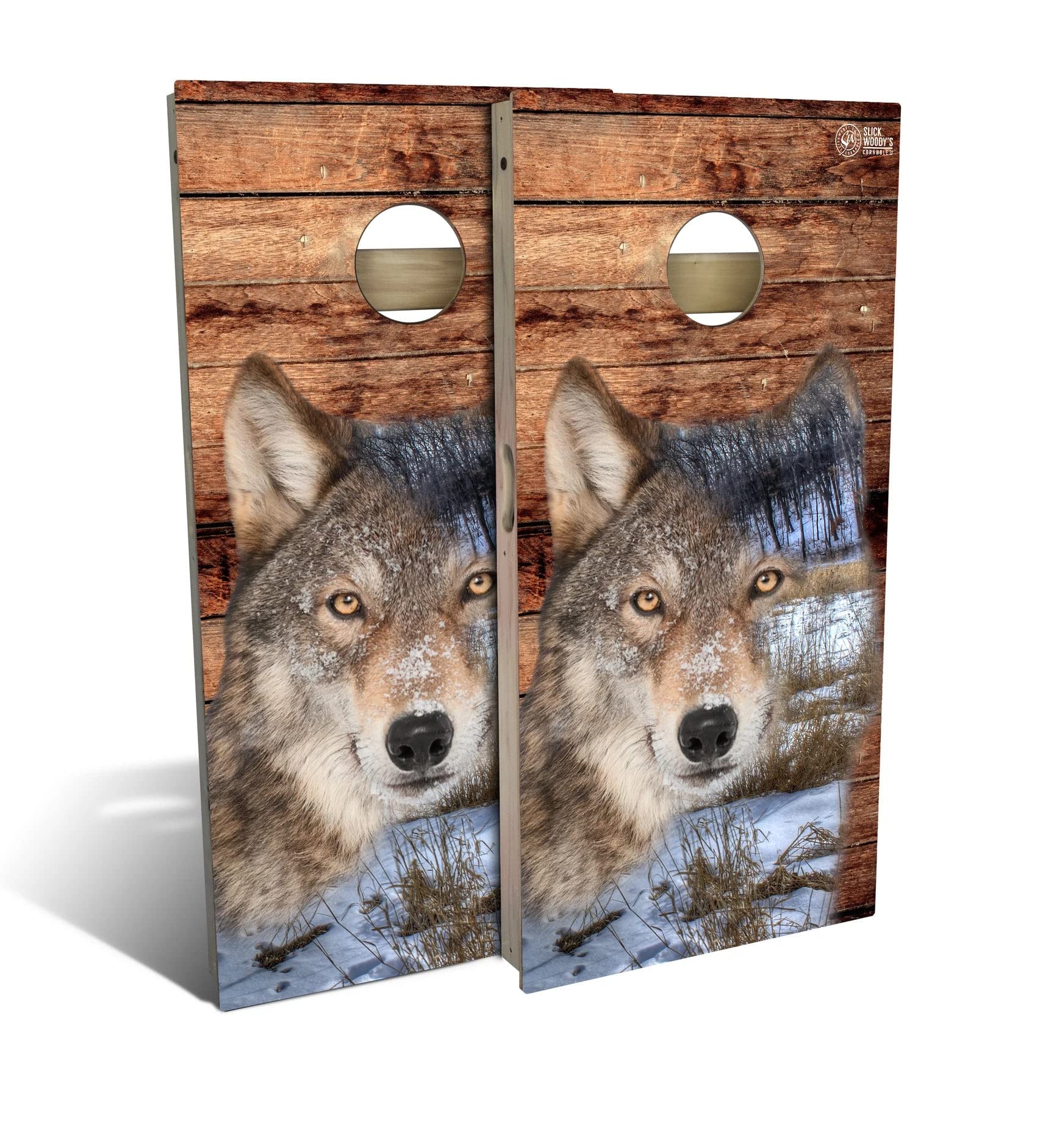 Premium Solid Wood Cornhole Boards Set - Custom Size & Accessories - Made in USA - Perfect for Backyard Parties, Tailgating & Outdoor Games