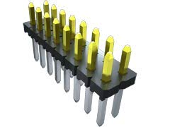 TLW-105-05-G-S 5-Position 2.54mm Pitch Unshrouded Header Connector - Solder Through Hole (50-Pack) - Perfect for PCB Prototyping, DIY Electronics, and Breadboard Projects