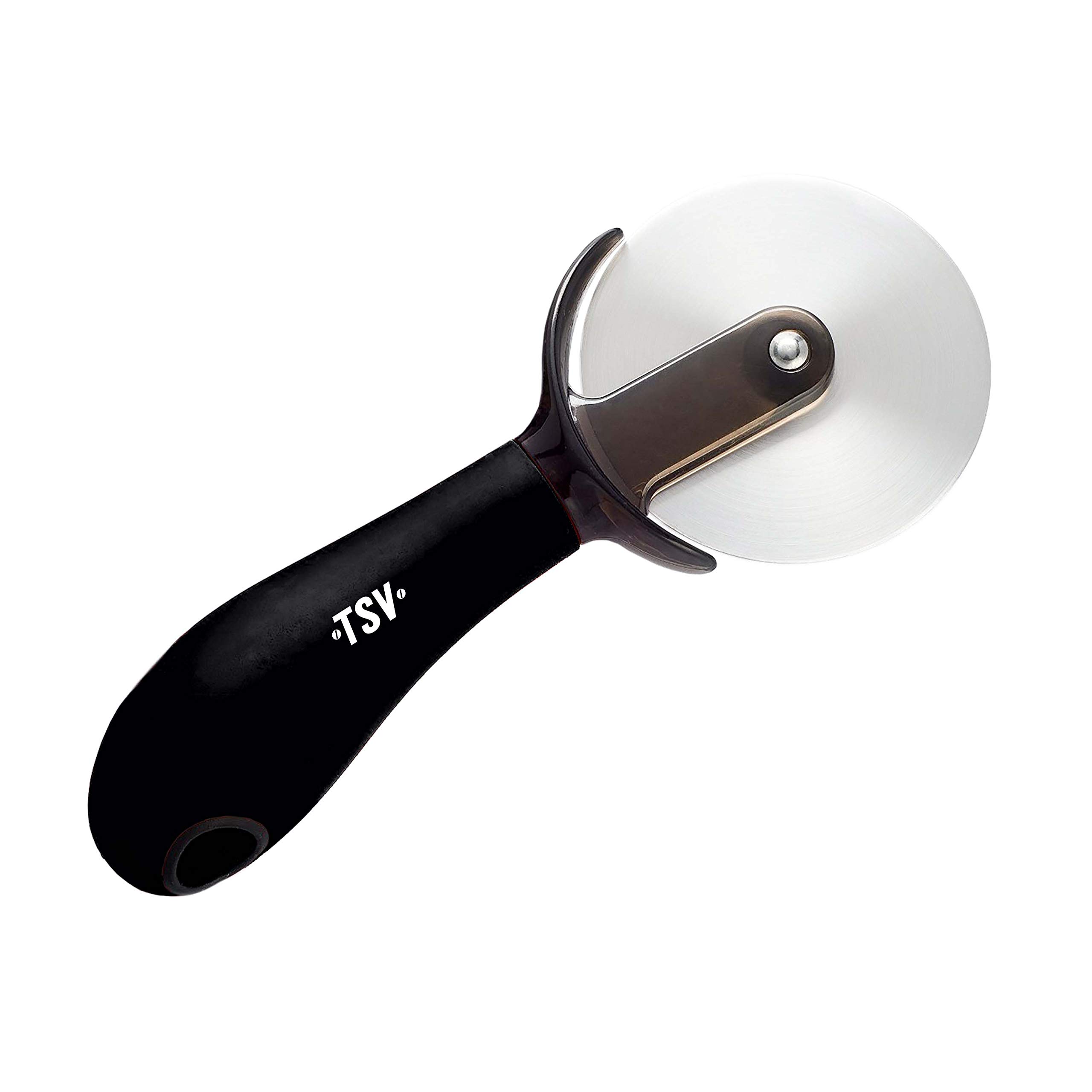 NFL Carolina Panthers Team Logo Pizza Cutter - Stainless Steel Football Fan Gift for Game Day, Tailgating & Home Kitchen Use