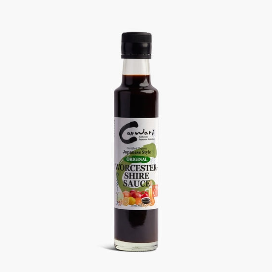 Organic Japanese-Style Worcestershire Sauce by Carwari - Authentic Umami Flavor for Steak, Burgers & Stir-Fry | Gluten-Free & Vegan Condiment