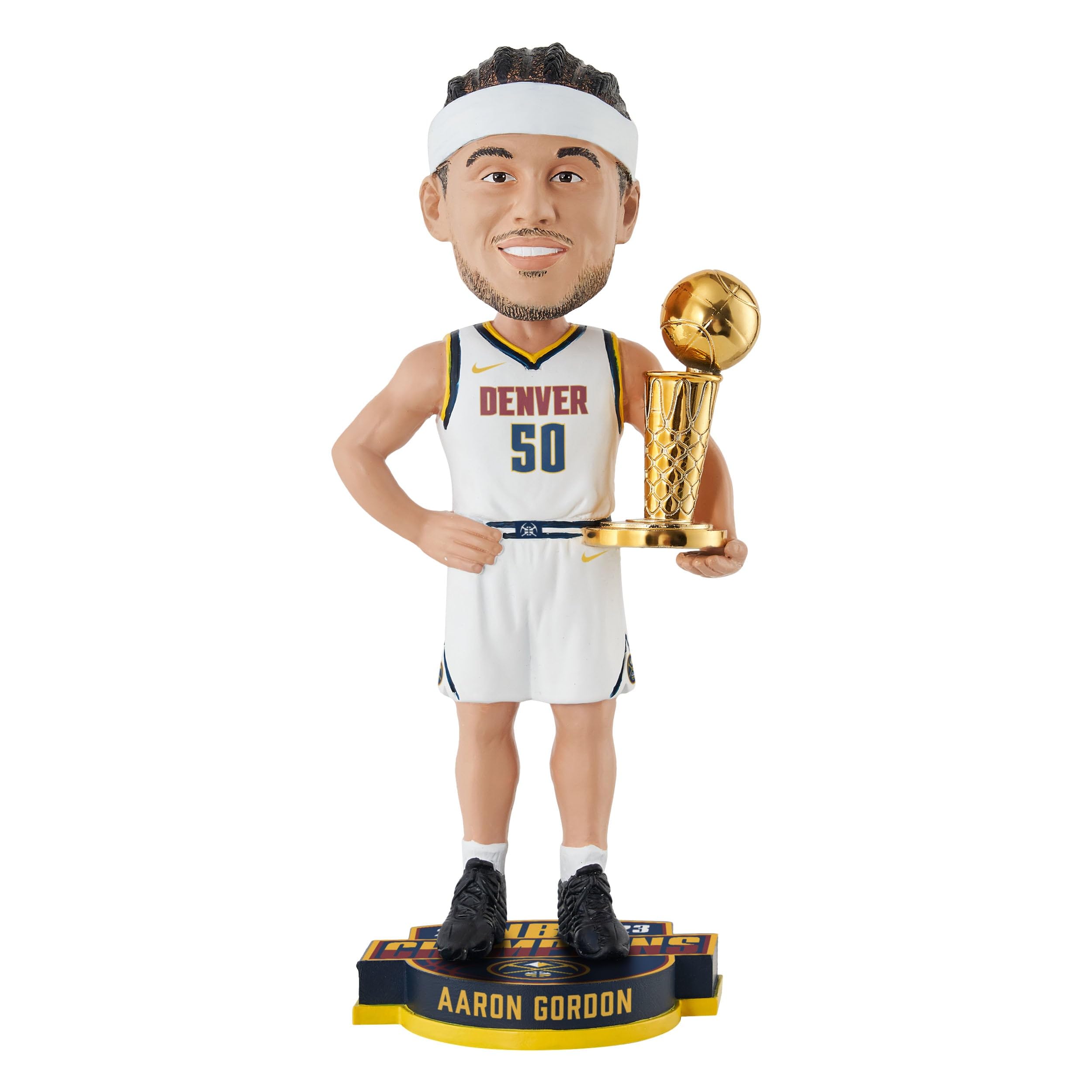 Aaron Gordon Denver Nuggets 2023 NBA Champions Bobblehead - Officially Licensed NBA Collectible - Perfect for Sports Fans, Game Room Decor, and Memorabilia Collections