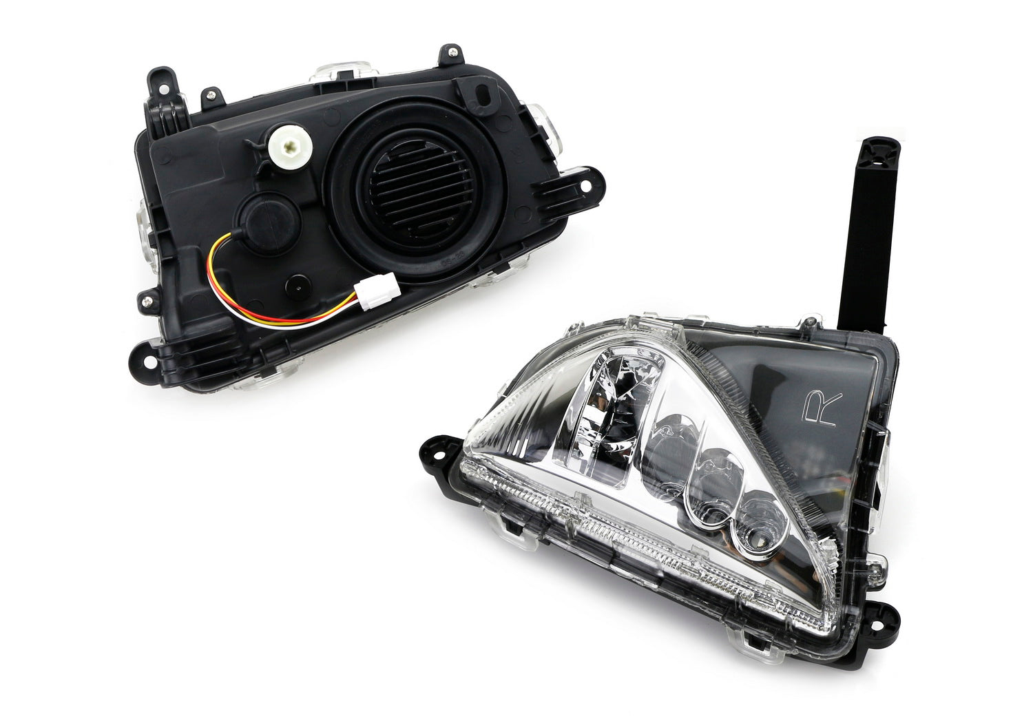 Complete OEM Spec LED DRL & Fog Light Kit with Wiring Harness for 2016-2018 Toyota Prius - Upgrade Your Headlights for Better Night Driving Visibility