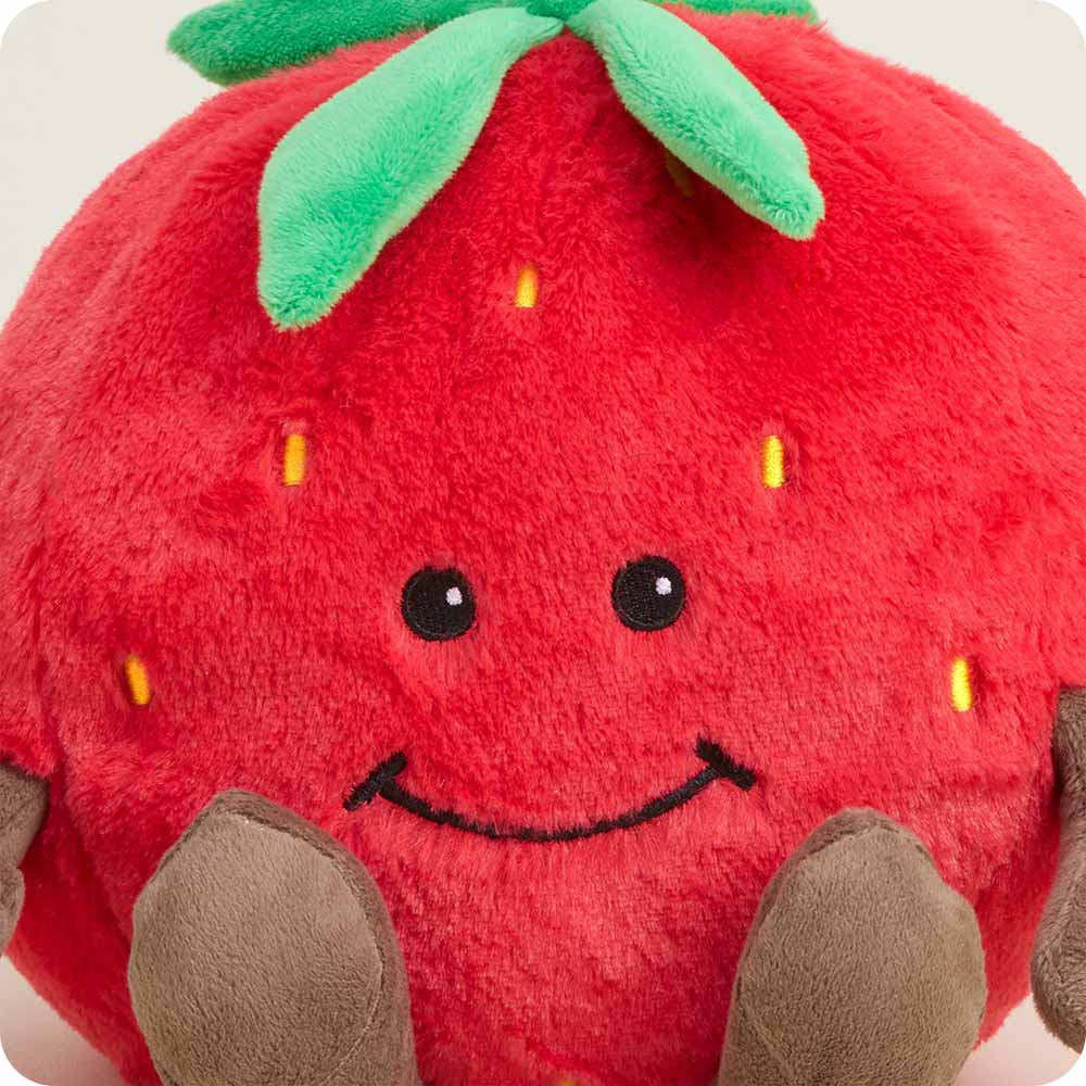 Strawberry Scented Microwaveable Warmies - Soft Plush Heating Pad for Relaxation, Stress Relief & Pain Relief - Perfect for Cold Weather, Menstrual Cramps & Bedtime Comfort