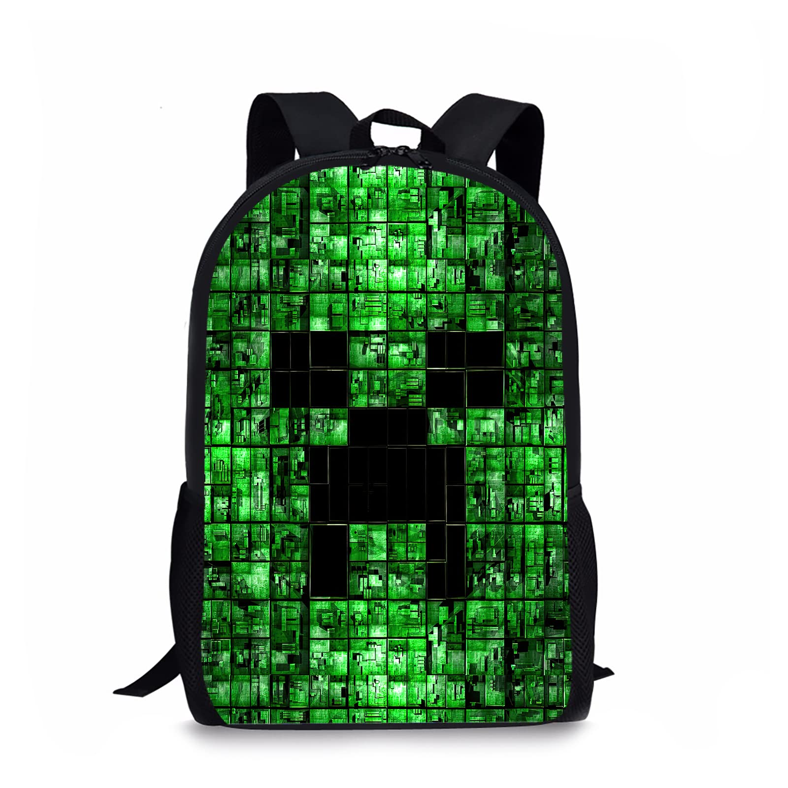 3D Cartoon Game Backpack - Waterproof Travel Backpack for Men & Women, Multi-Function Laptop Daypack with USB Charging Port - Perfect for School, Work, Gym & Outdoor Adventures