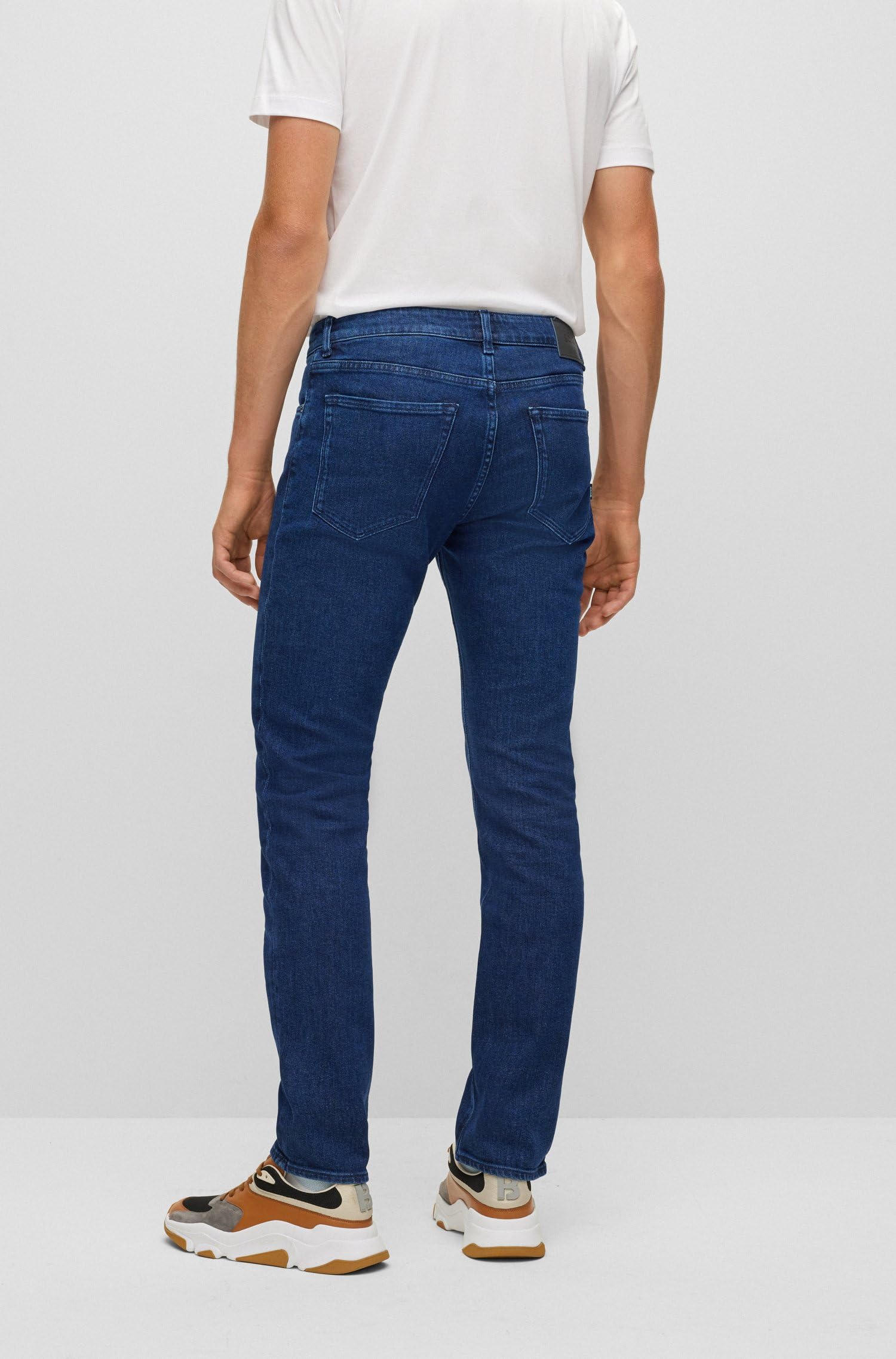 BOSS Men's Maine Regular Fit Stretch Denim Jeans - Comfortable & Stylish Casual Pants for Everyday Wear, Work & Weekend Outings