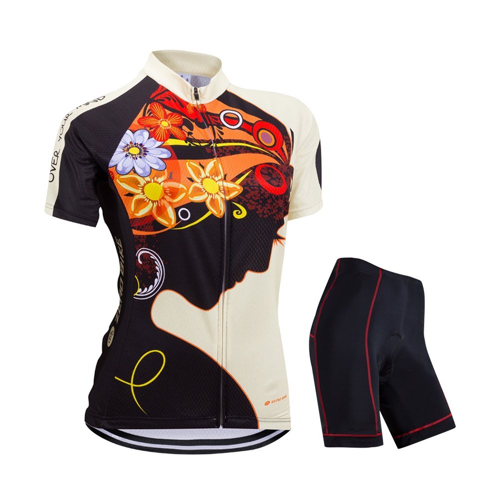 ZEROBIKE® Women's Cycling Jersey - Quick Dry Breathable Short Sleeve Bike Top for Mountain & Road Biking - Perfect for Outdoor Cycling, Commuting & Fitness Training