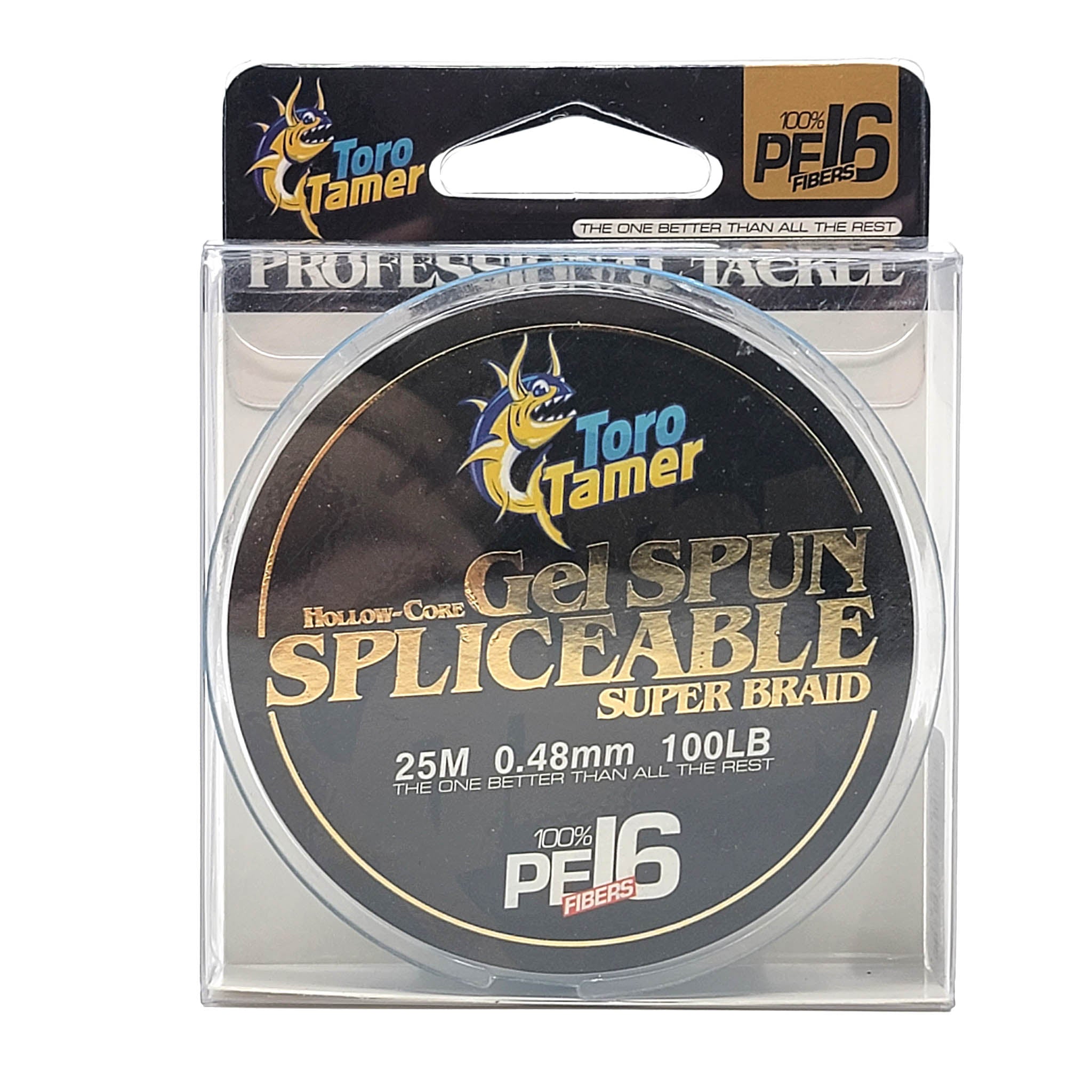 Toro Tamer Hollow Braid Wind On Spools 25M - Premium Fishing Line for Saltwater & Freshwater - Perfect for Offshore, Surf Casting & Big Game Fishing