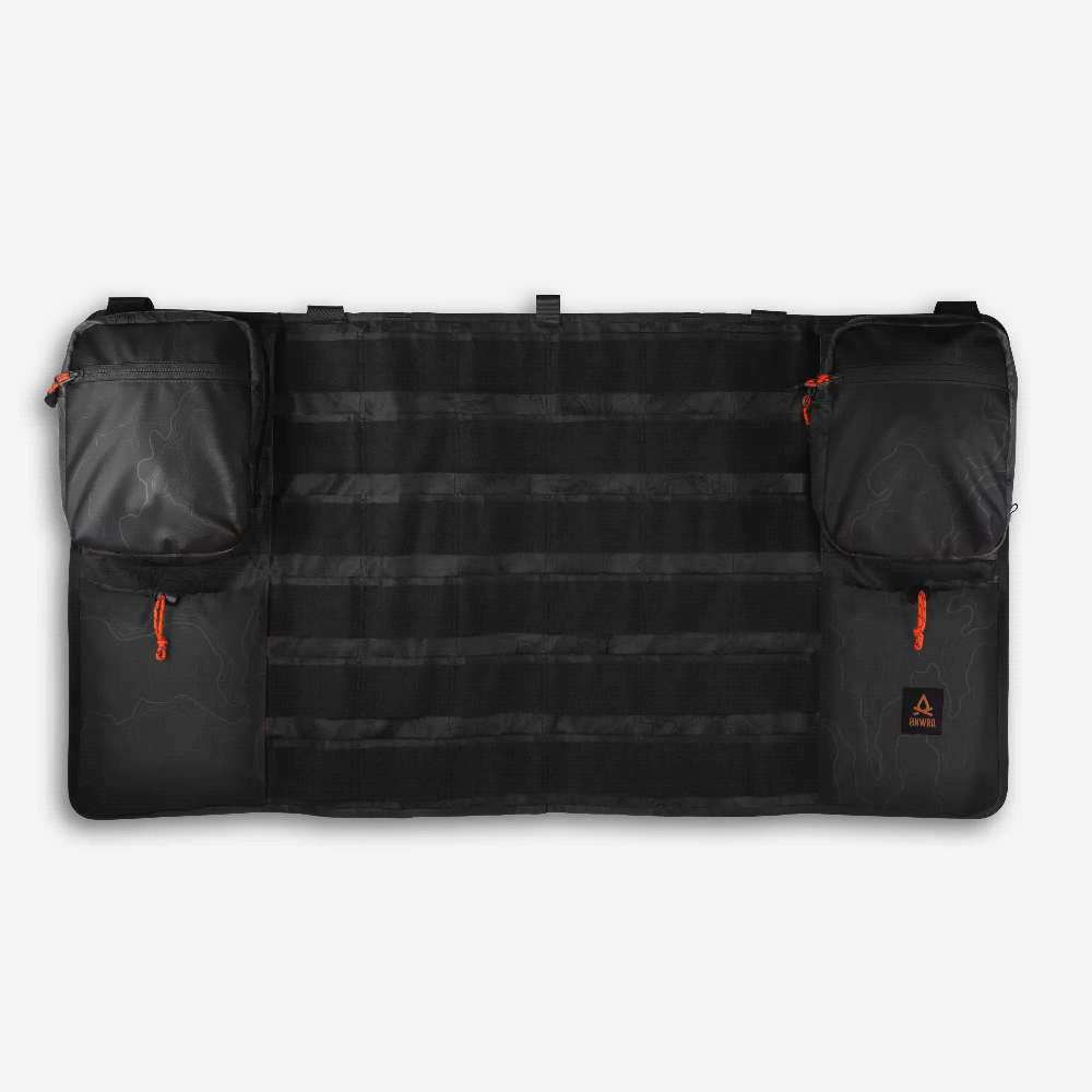 ØN1 Car Bench Seat Organizer - Multi-Pocket Storage for Phones, Keys & More - Perfect for Road Trips & Family Travel