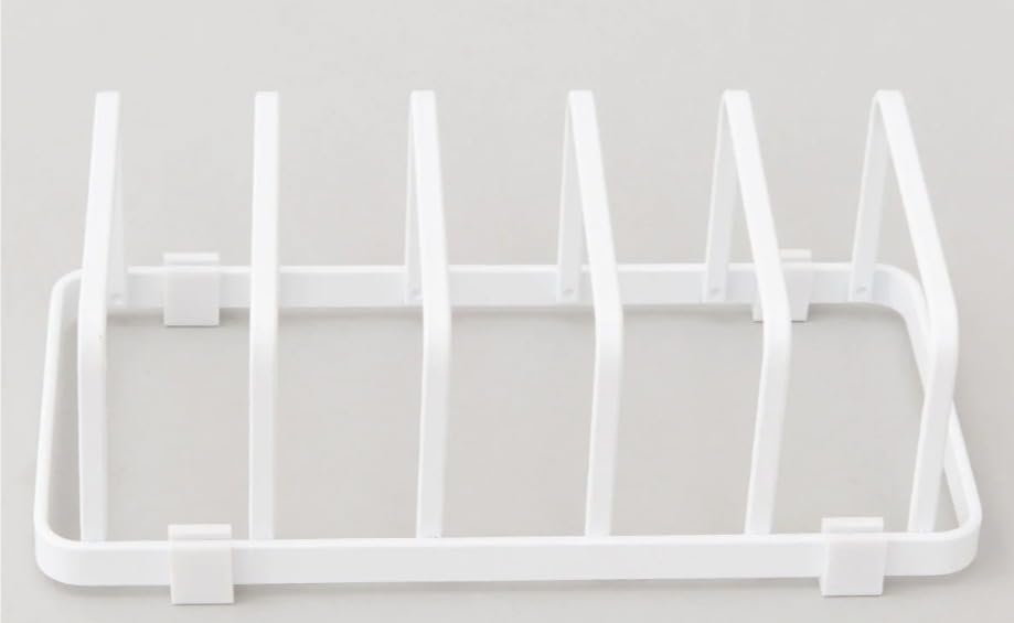 SHIOK DECOR™ Dish Plate Storage Drainboard - Kitchen Cabinet Organizer for Pots, Lids & Dishes | Space-Saving Drying Rack & Drainer Stand for Countertop or Under Cabinet Use