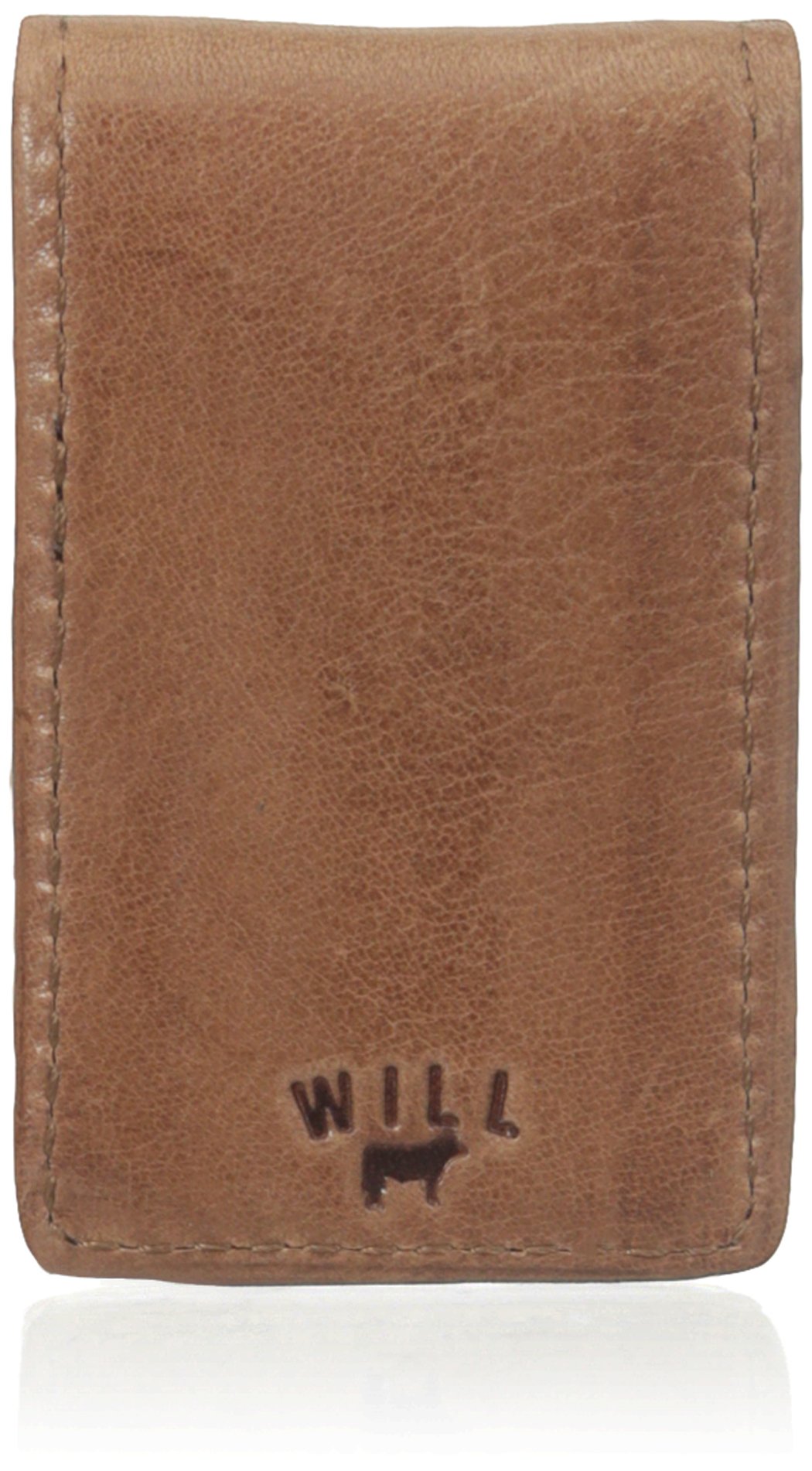 Will Leather Goods Men's Lanton Money Clip - Premium Genuine Leather Wallet Accessory for Cash & Cards | Perfect for Business, Travel & Everyday Use
