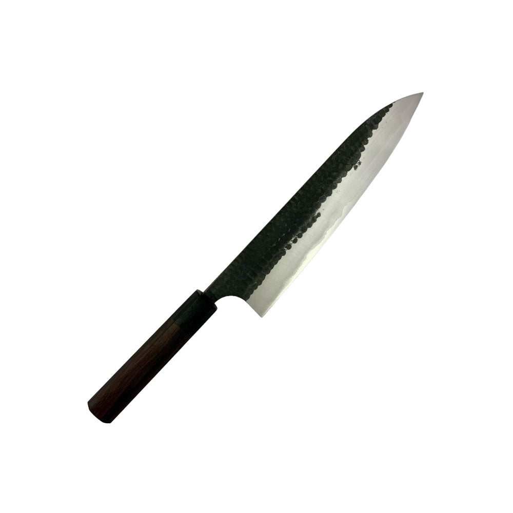 Anryu (Ikeda) Aogami Super Kurouchi Gyuto 210mm Japanese Chef Knife - High Carbon Steel Kitchen Knife for Professional Chefs & Home Cooking, Perfect for Slicing, Dicing & Meat Cutting