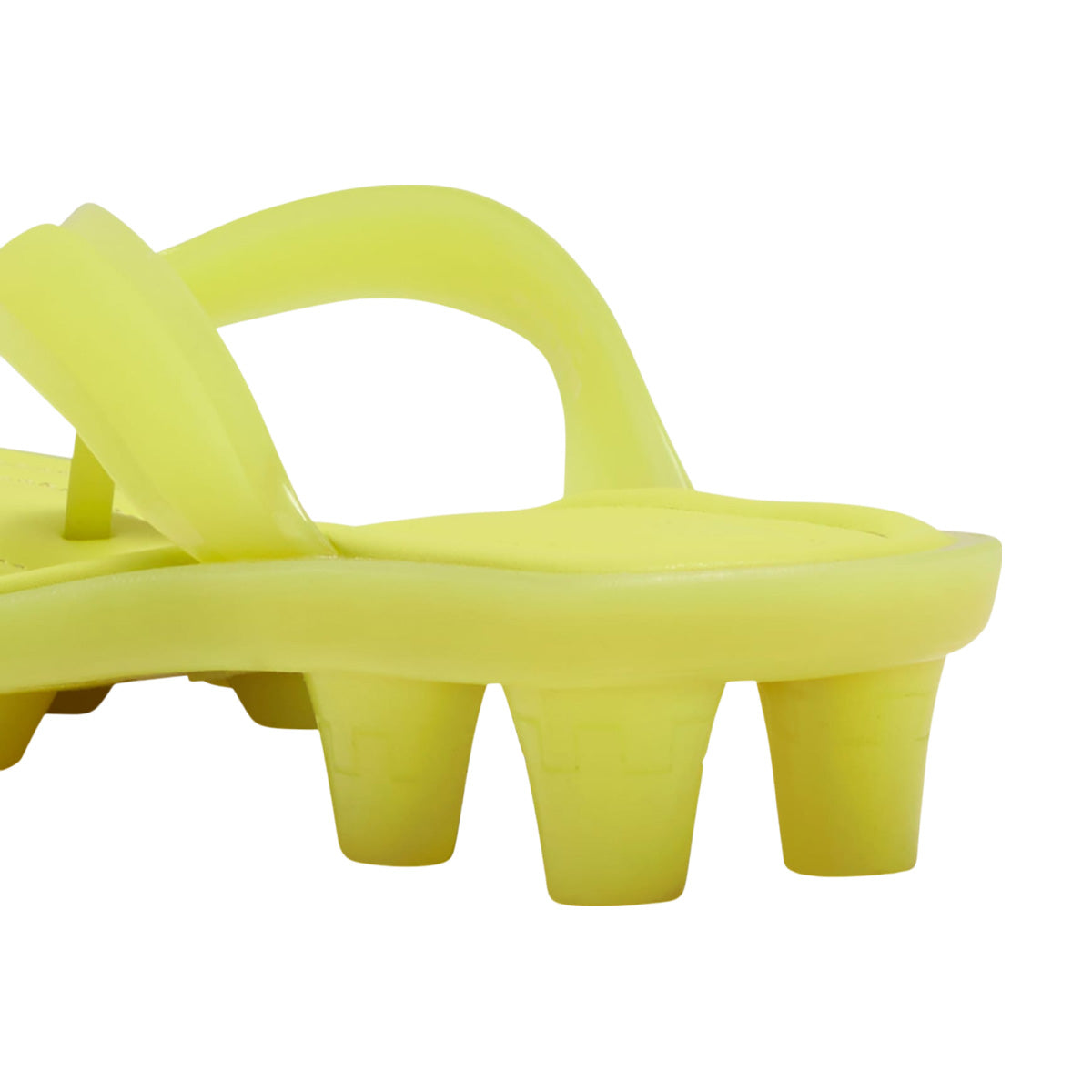 FENTY Cat Cleat Jelly Sandals in Lime Sheen - Women's Fashion Sneakers for Summer, Streetwear & Casual Outfits