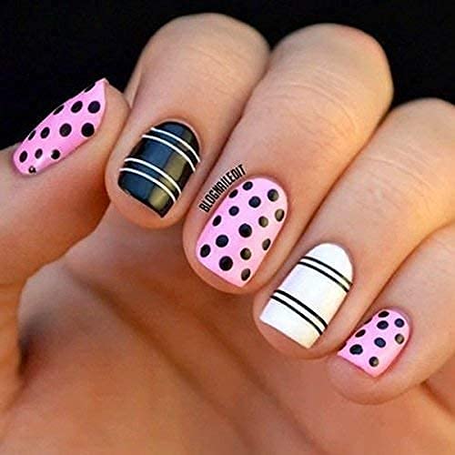 Karic Cute Nail Art Kit for Girls - Best Kids Gift Set with 24 Multicolor Nail Polish & Accessories (Pack of 2) - Perfect for Birthday Parties, DIY Home Spa & Creative Playtime