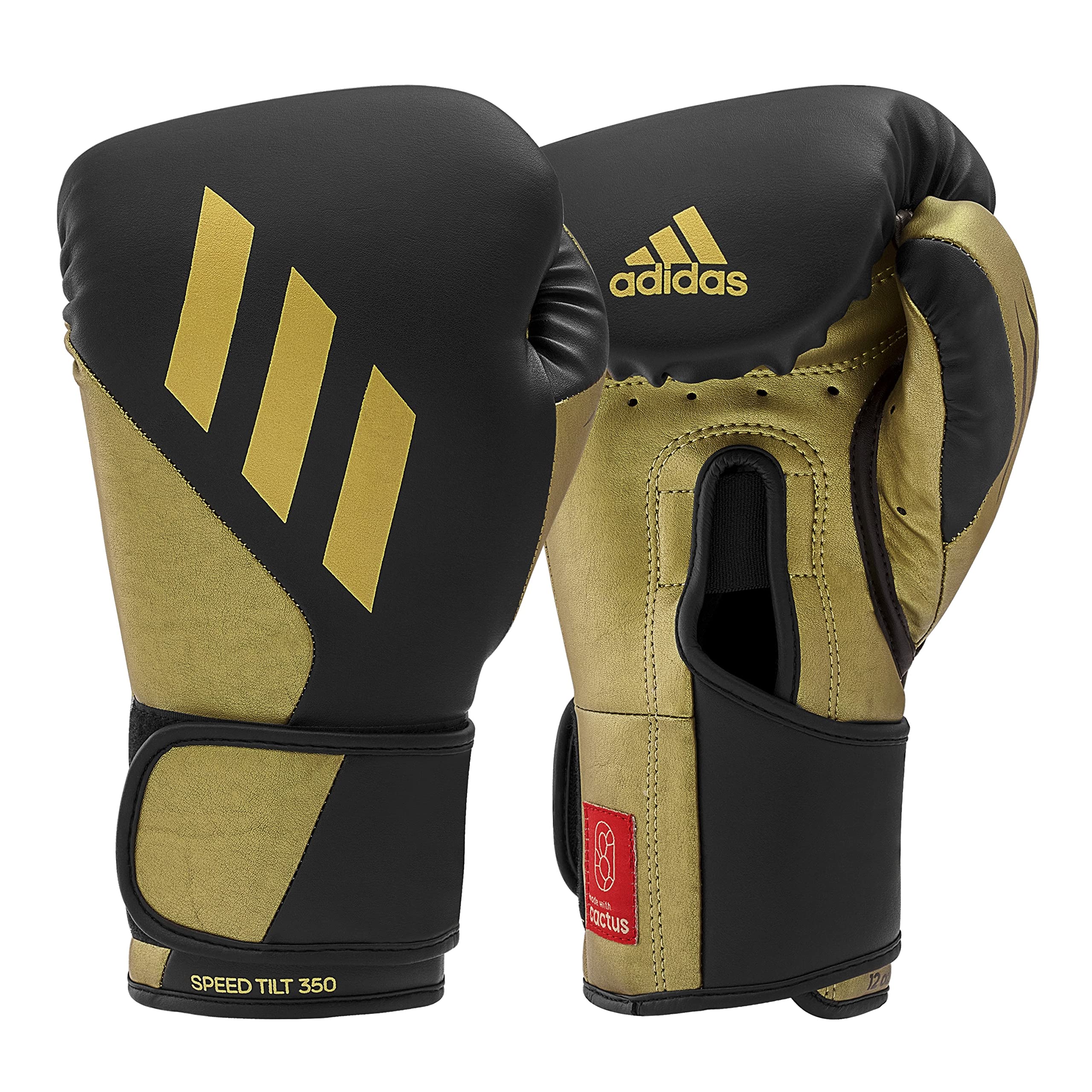Adidas Tilt 350 PRO Training Gloves - Hook & Loop Closure with Tilt Technology - Vegan Leather Boxing Gloves for Men & Women - MMA, Kickboxing, Fitness Workouts - Perfect for Gym Training & Martial Arts Practice