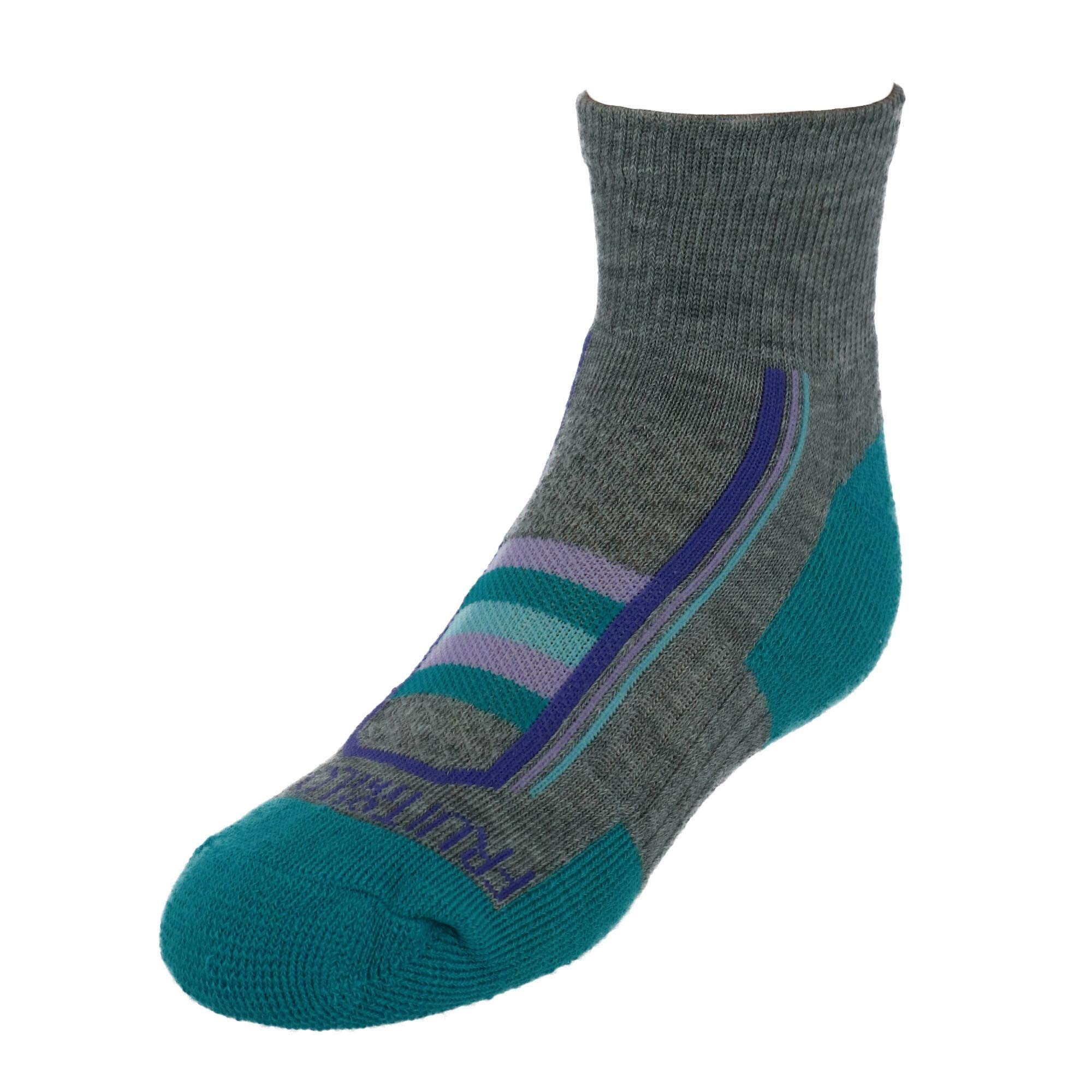 Fruit of the Loom Girls' Cushioned Ankle Socks 6-Pack - Soft Breathable Athletic Socks for Running, Sports & Everyday Wear