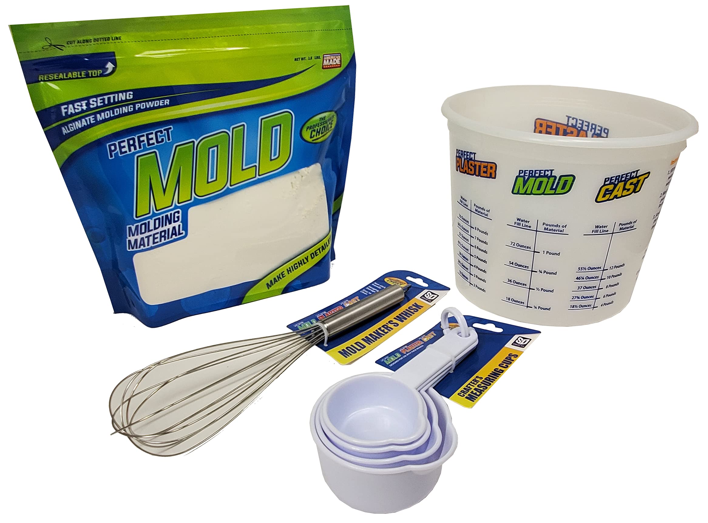 Perfect Mold Complete Measuring and Mixing Kit - Single Set for Resin, Epoxy, and DIY Craft Projects