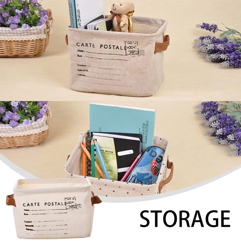 2 Pack Cotton Fabric Bread Baskets - Foldable Kitchen Storage Bins for Bread, Fruits & Vegetables | Perfect for Home, Bakery, or Restaurant Use (JY-001)