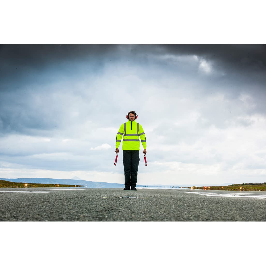Portwest C701 Men's Cargo Work Pants in Navy Blue - Tall Size 32 | Durable Utility Pants for Construction, Hiking & Outdoor Activities