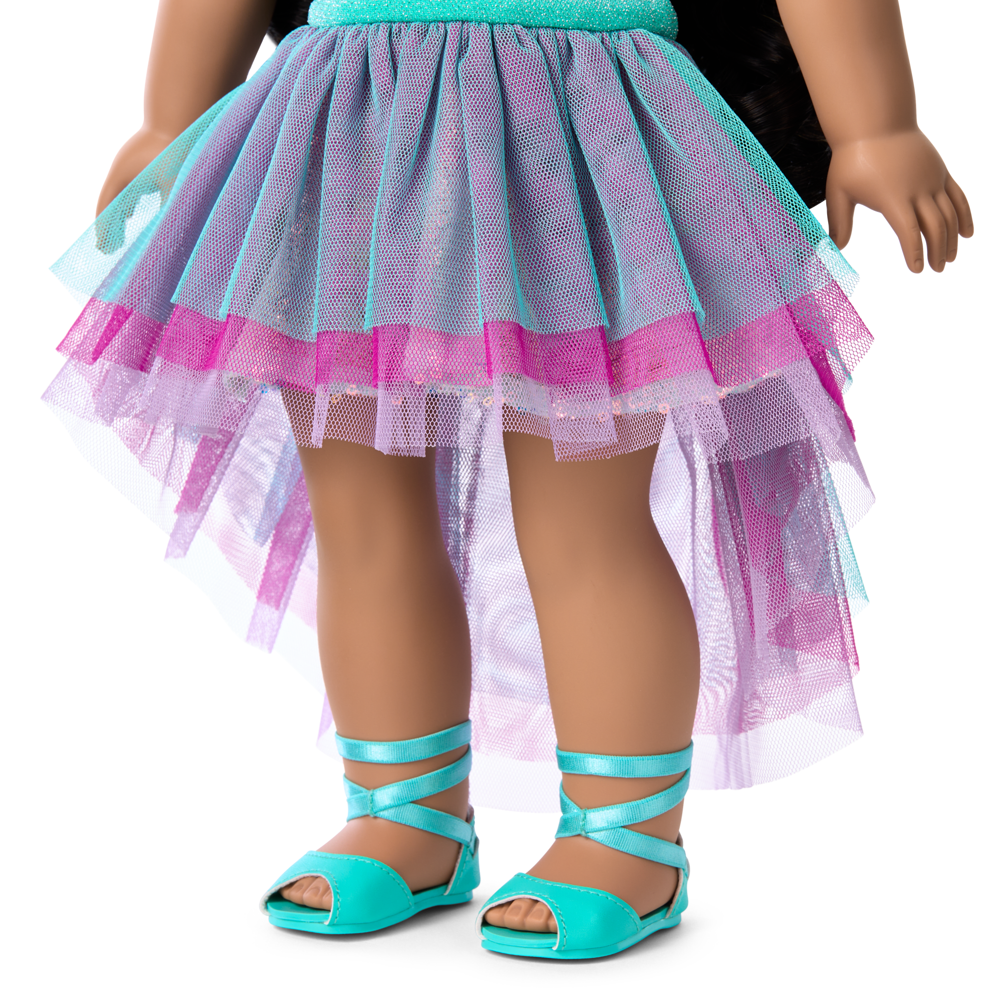 Glam Shimmering Ocean Outfit Set with Sea Turtle Backpack - Beach Party, Vacation & Summer Festival Accessories for Women