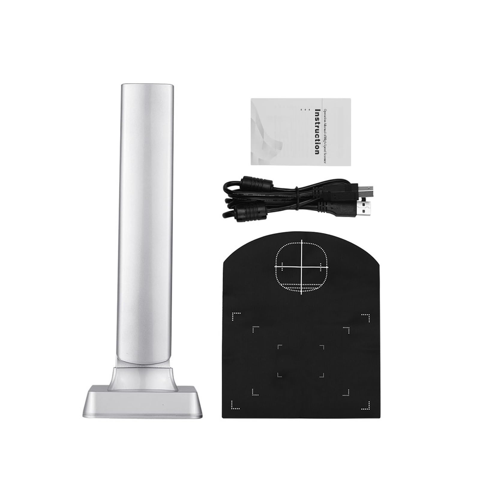 5MP Portable Document Scanner for Books, Receipts & Invoices - A4 Size File Recognition - Perfect for Office, Home & Travel Use