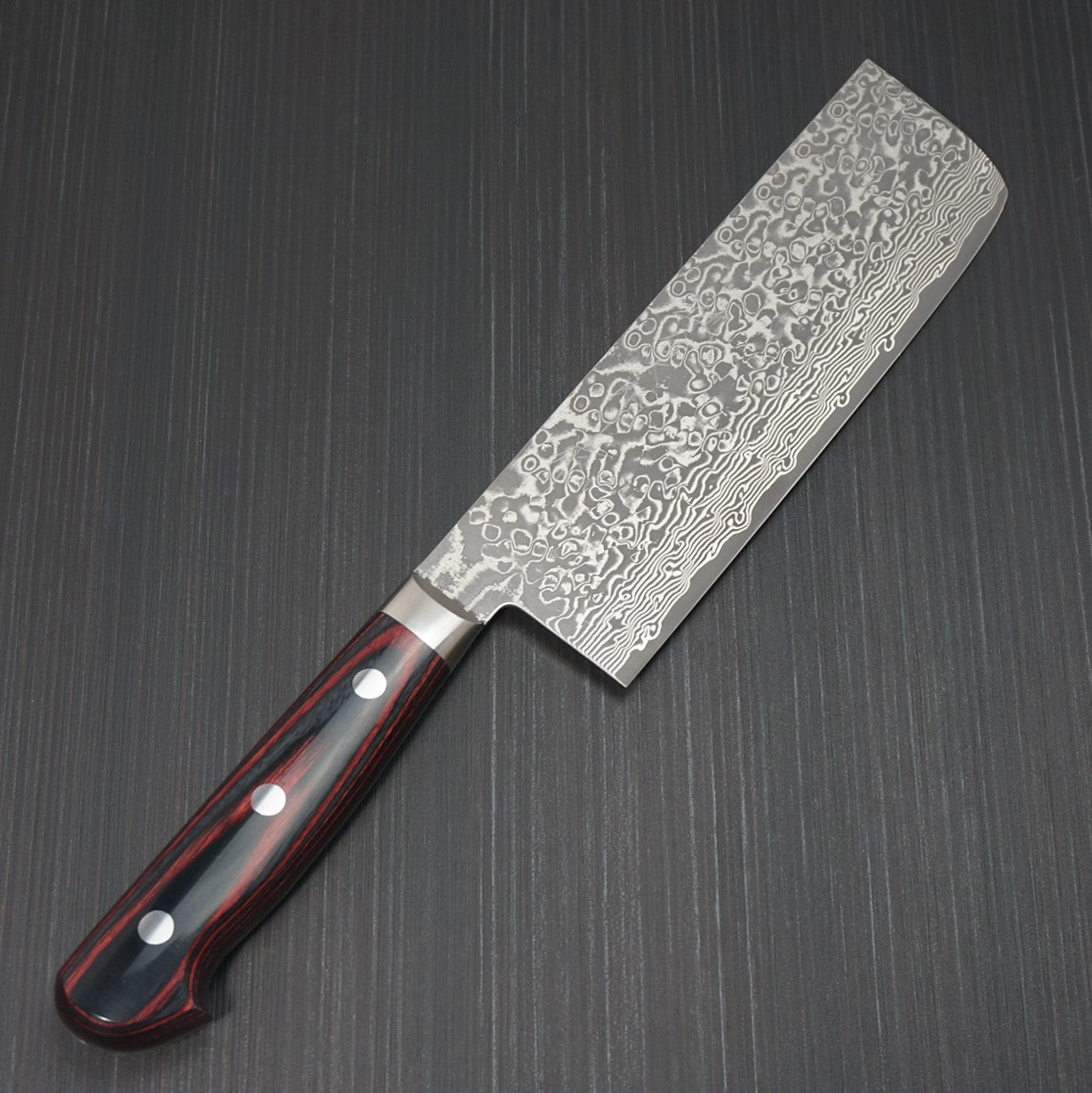 Premium Japanese Kato VG10 63-Layer Damascus Steel Nakiri Knife with Black Finish - Professional Vegetable Chopper for Home Chefs & Sushi Preparation