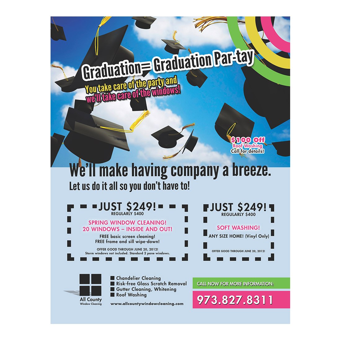 Graduation Party Decorations Kit - Complete DIY Decoration Set for Graduation Ceremony & Celebration - Perfect for High School, College Graduation Parties & Photo Backdrops