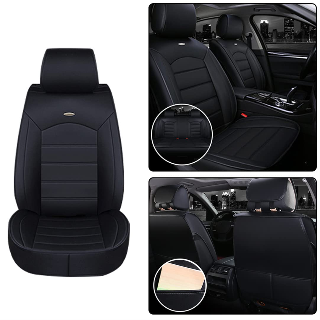 Waterproof PU Leather Car Seat Cover for Toyota Venza - Full Set 5PCS (Front & Rear Seats) | Soft, Durable Protection | Perfect for Family Road Trips & Daily Commutes