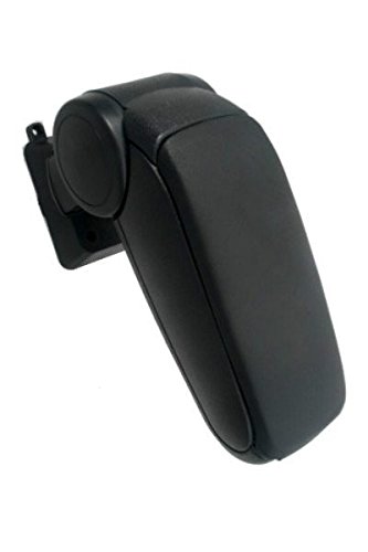 Premium Black Leather Front Center Console Armrest Box for Nissan Tiida 2004-2012 - Ergonomic Design with Complete Installation Kit | Perfect for Long Drives & Enhanced Cabin Comfort