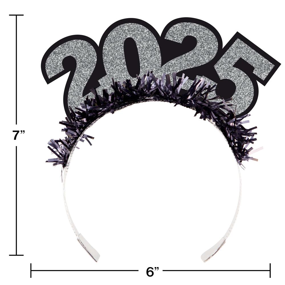 2025 Tiara Hair Clips - 6 Pack for Women & Girls, Elegant Rhinestone Hair Accessories for Parties, Weddings & Daily Wear