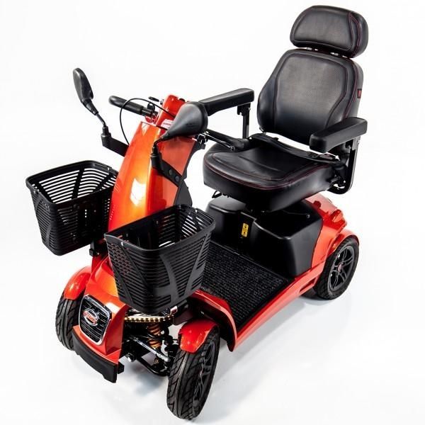 FreeRider USA FR1 4 Wheel Heavy Duty Mobility Scooter for Adults - 500 lbs Weight Capacity - Electric Powered Wheelchair for Indoor & Outdoor Use - Ideal for Shopping, Travel, and Daily Mobility Assistance