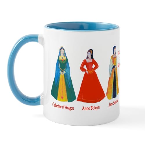 White/Blue Inside - Six Wives Of King Henry VIII Coffee Cup