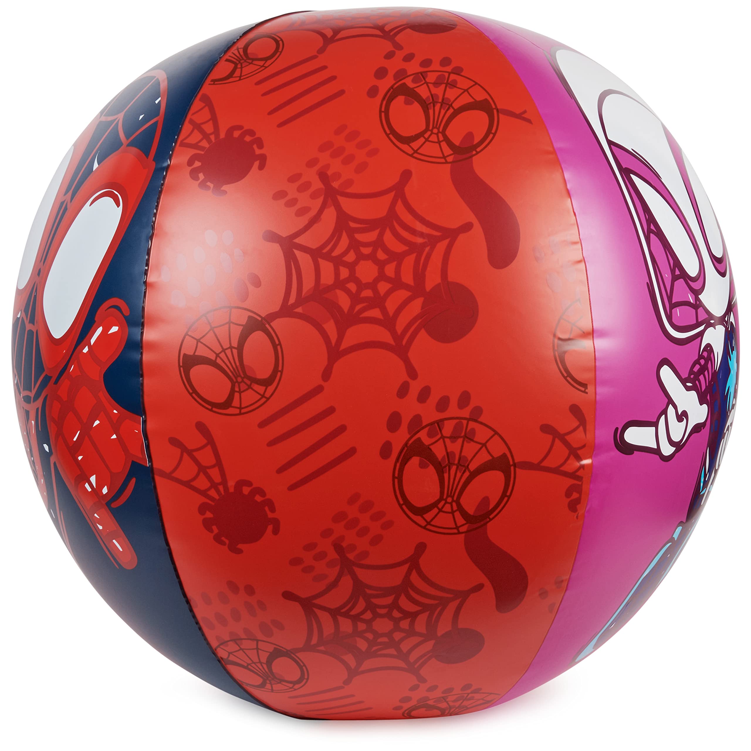**Swimways Marvel Spiderman Giant Inflatable Beach Ball - Fun Kids Pool & Beach Toy for Ages 5+, Perfect for Swimming, Summer Parties & Outdoor Water Play**
