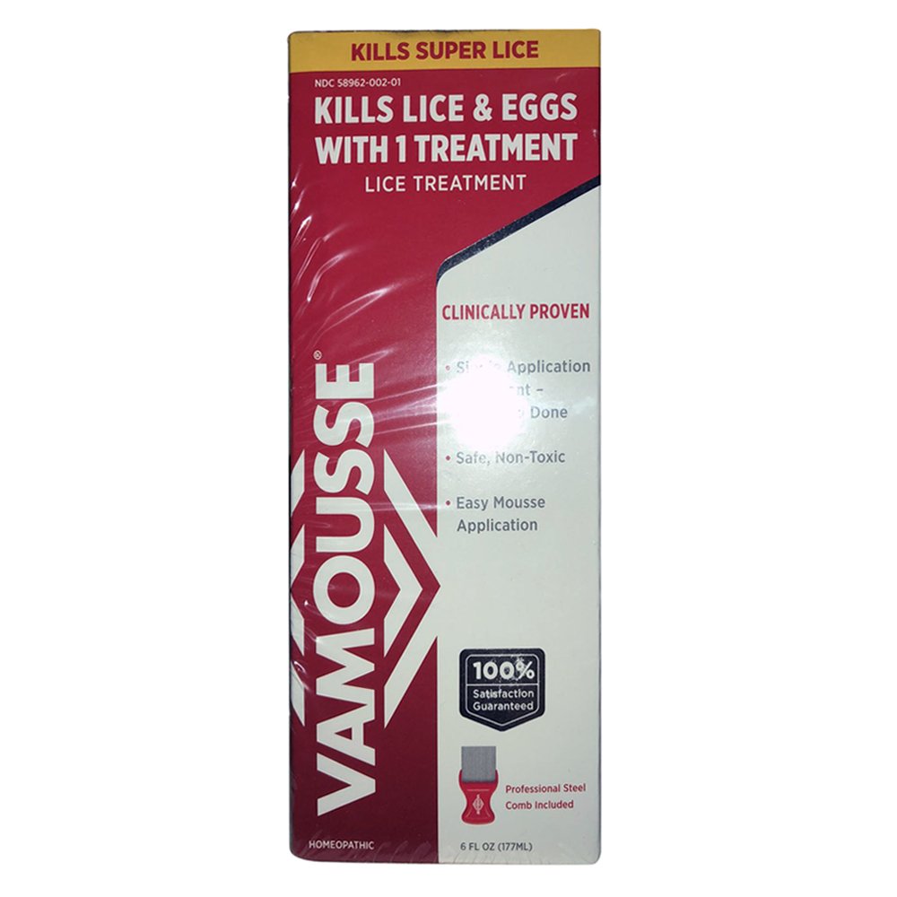 Effective Lice Treatment Kit - 6 oz (Pack of 5) | Fast-Acting Head Lice Remover for Kids & Adults | Home & School Use