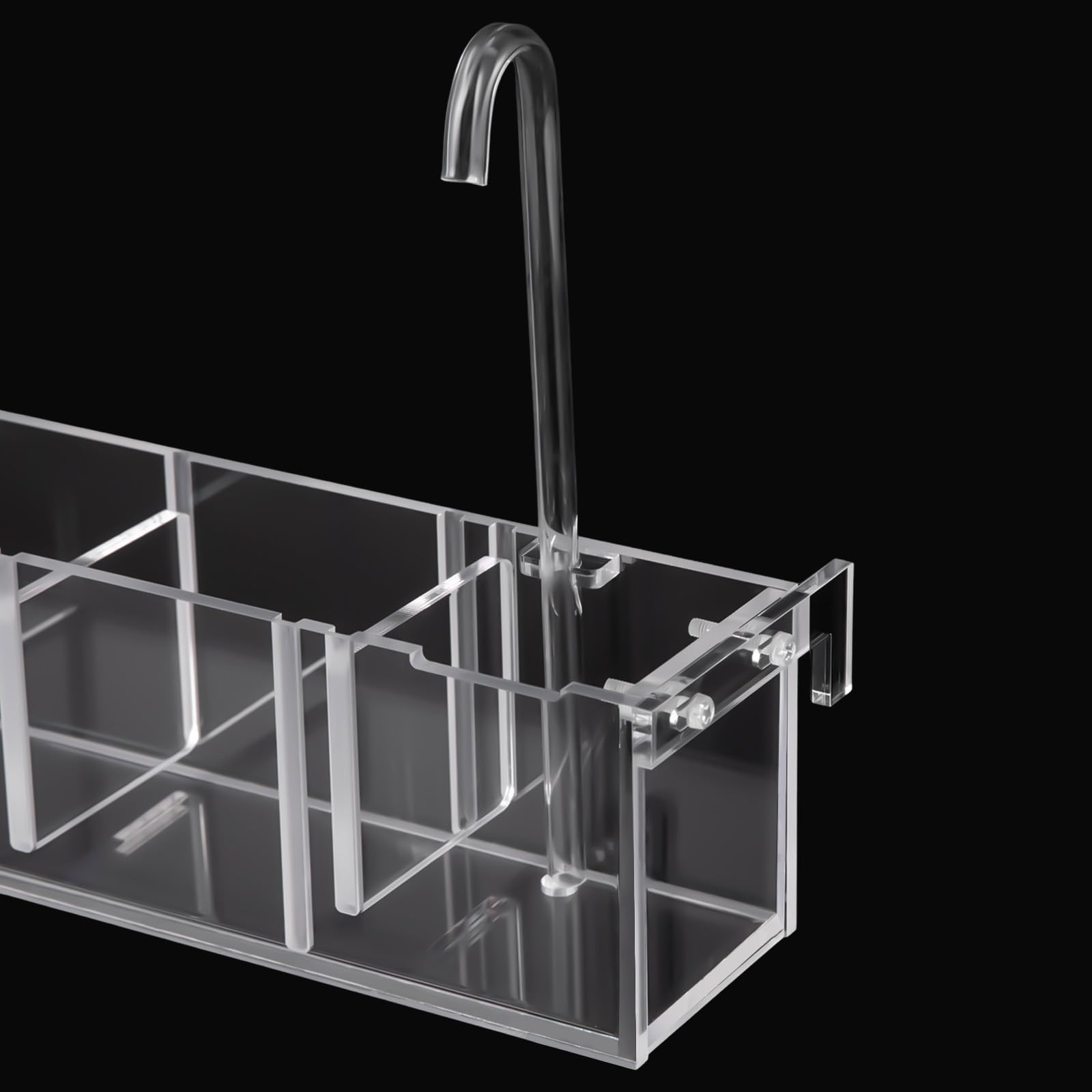 Upthehill 6 Grids Aquarium Filter System for Fish Tanks - Water Pump Not Included