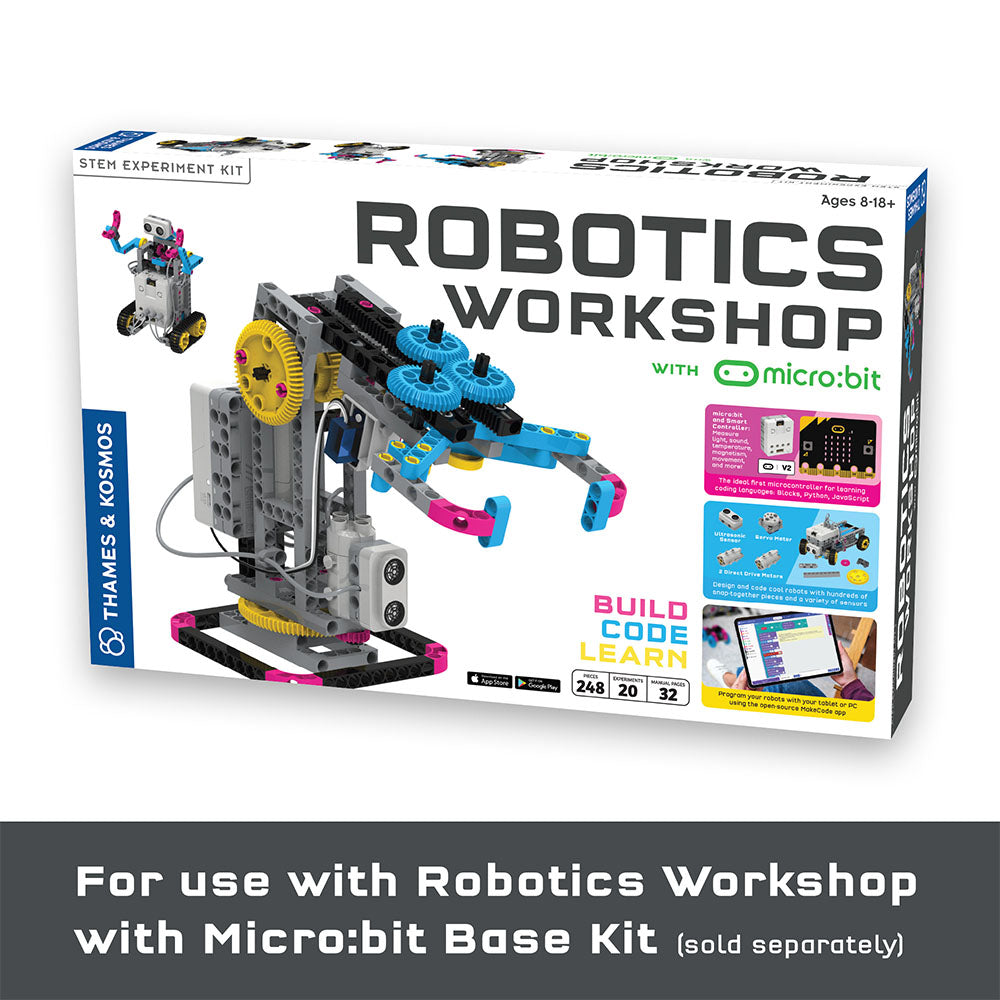 Micro:Bit Robotics Workshop Sensor Expansion Pack - STEM Learning Kit for Kids & Beginners - Perfect for Coding Projects, Science Experiments & DIY Robots