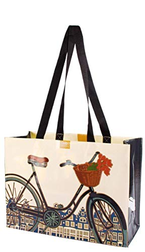 Linnea Eco-Friendly Reusable Grocery Bags - Durable Shopping Totes for Groceries, Farmers Market & Everyday Use - Washable Foldable Sustainable Shopping Bags