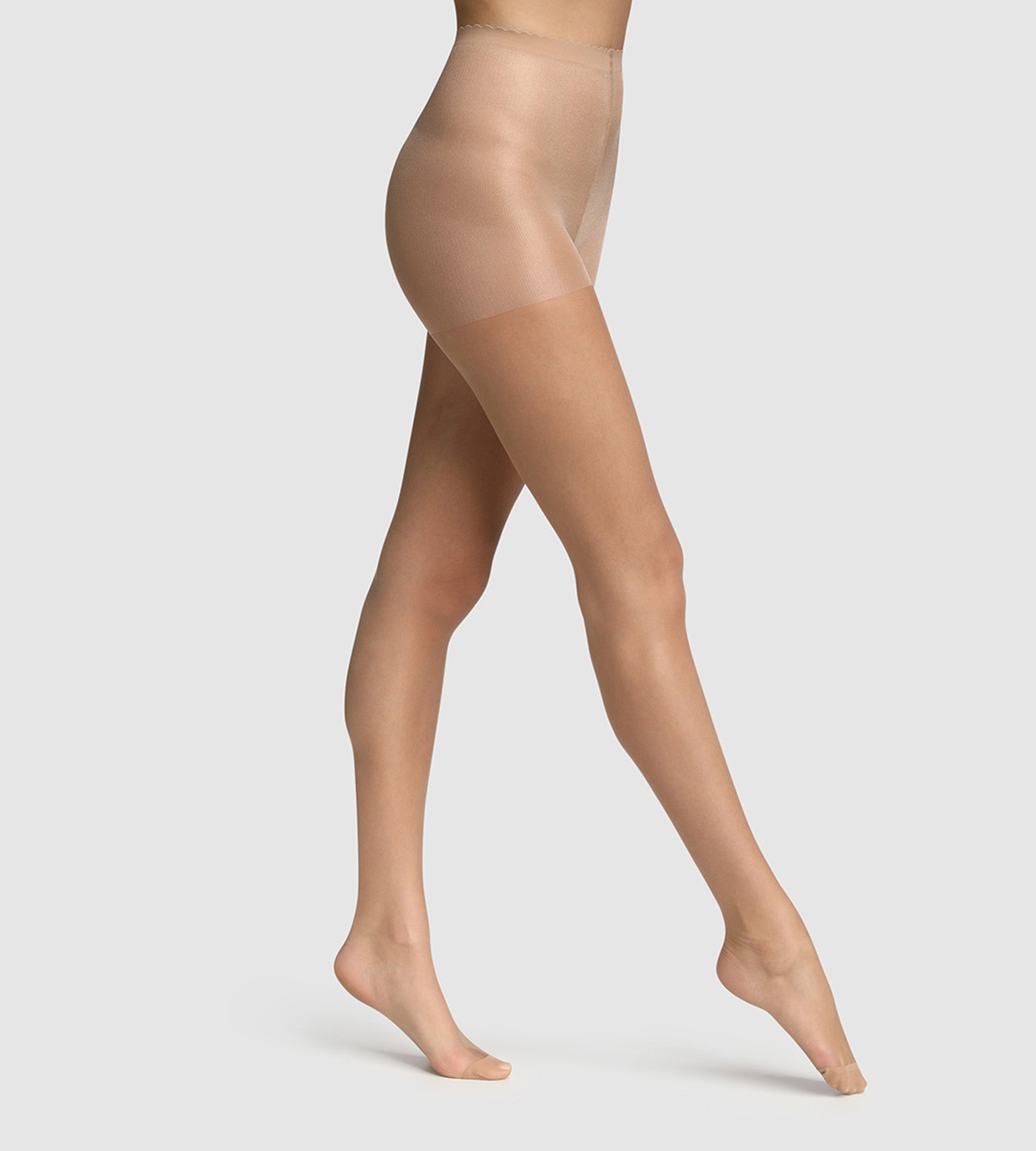 Sheer Beige Tights - 17D Nude Effect Transparent Pantyhose for Women | Comfortable & Breathable for Everyday Wear, Office, and Special Occasions