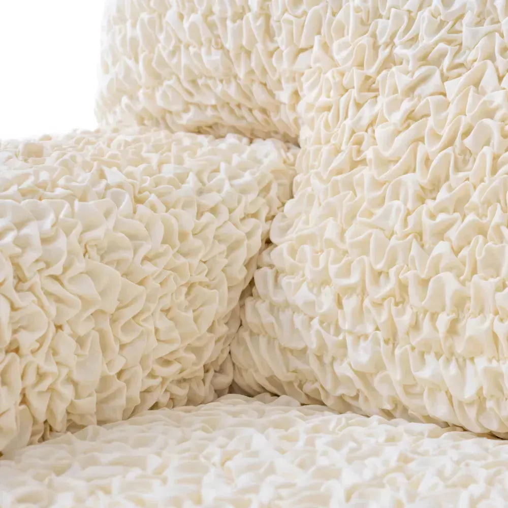 2 Seater Loveseat Slipcover - Fuco Premium Cotton Collection | Perfect for Living Room, Bedroom & Home Decor